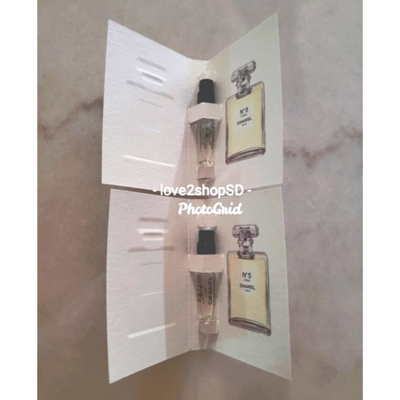 Chanel N 5 L'eau 2 vials 1.5 ML each BNWT - Picture 2 of 2